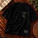 Camiseta Oversized Preta Josué — Frente