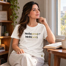 Camiseta Feminina Off White Melho(orou) ? Melh(orei) — Ambientada 01