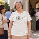Camiseta Feminina Off White Melho(orou) ? Melh(orei) — Ambientada 04