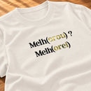 Camiseta Feminina Off White Melho(orou) ? Melh(orei) — Zoom