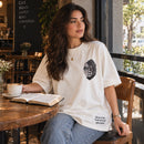 Oversized Off White Full Leão Cruz Cinza — Ambientada 03