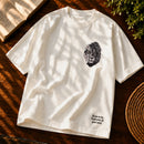 Oversized Off White Full Leão Cruz Cinza — Frente