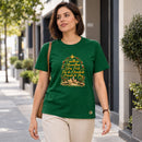 Camiseta Feminina Verde Conselheiro Maravilhoso — Ambientada 02