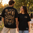 Camiseta Oversized Preta O Milagre da Ressurreição de Lázaro — Ambientada 04
