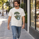 Camiseta Masculina Off White Plantado junto às águas — Ambientada 01