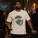 Camiseta Masculina Off White Plantado junto às águas — Ambientada 02