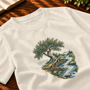 Camiseta Masculina Off White Plantado junto às águas — Zoom