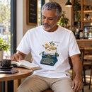 Camiseta Masculina Branca Tudo se fez novo — Ambientada 04