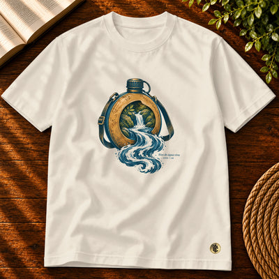 Camiseta Masculina Off White Rios de água viva — Principal 01