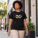 Camiseta Feminina Preta Amor sem medida — Ambientada 02