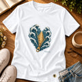 Camiseta Feminina Branca Ele abriu o mar — Principal 01