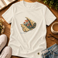 Camiseta Feminina Off White O deserto florescerá — Principal 01