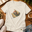 Camiseta Feminina Off White O deserto florescerá — Principal 01