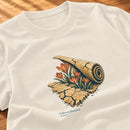Camiseta Feminina Off White O deserto florescerá — Zoom