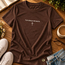 Camiseta Feminina  Marrom Tua Graça Me Basta — Principal 01
