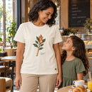 Camiseta Feminina Off White Arde, mas não se consome — Ambientada 03