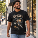 Camiseta Masculina Preta Eu Navegarei — Ambientada 01