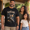 Camiseta Masculina Preta Eu Navegarei — Ambientada 03