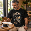 Camiseta Masculina Preta Eu Navegarei — Ambientada 04
