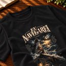 Camiseta Masculina Preta Eu Navegarei — Zoom