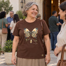 Camiseta Feminina Marrom Em Cristo, nova criação — Ambientada 04
