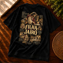 Camiseta Oversized Preta A Filha de Jairo — Costas