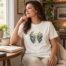 Camiseta Feminina Off White Felizes os pacificadores — Ambientada 01
