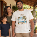 Camiseta Masculina Off White Jesus meu descanso — Ambientada 03