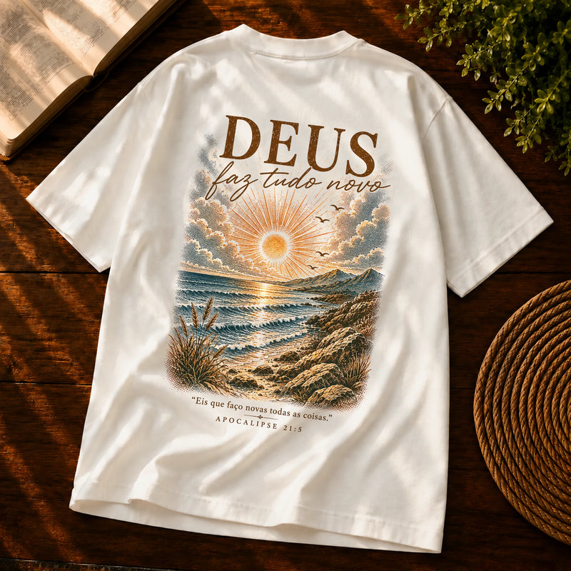 Oversized Off White Deus faz tudo novo — Costas