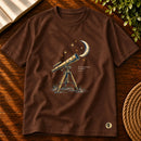 Camiseta Masculina Marrom Os céus declaram Sua glória — Principal 01