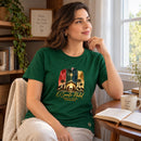 Camiseta Feminina Verde O Santo Natal — Ambientada 01