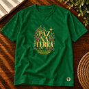 Camiseta Masculina Verde Paz na Terra — Principal 01