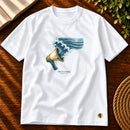 Camiseta Masculina Branca Sua voz acalma — Principal 01