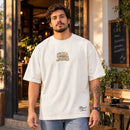 Camiseta Oversized Off White A Filha de Jairo — Ambientada 01