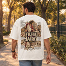 Camiseta Oversized Off White A Filha de Jairo — Ambientada 02