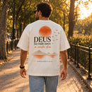 Oversized Off White Deus a cada dia — Ambientada 02