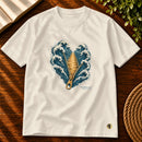 Camiseta Masculina Off White Ele abriu o mar — Principal 01