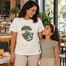 Camiseta Feminina Off White Plantado junto às águas — Ambientada 03