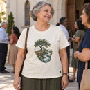Camiseta Feminina Off White Plantado junto às águas — Ambientada 04