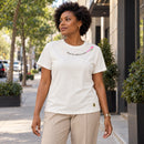 Camiseta Feminina Off White Deus Faz Todas as Coisas Novas! — Ambientada 01
