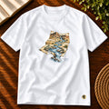 Camiseta Masculina Branca Rios no deserto — Principal 01