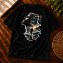 Camiseta Oversized Preta Guia-me Pra Que em Tudo em Ti Confie — Costas