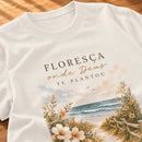 Camiseta Feminina Off White Floresça onde Deus te plantou — Zoom