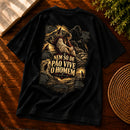 Camiseta Oversized Preta Nem Só de Pão Vive o Homem — Costas