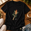 Camiseta Feminina Preta Arde, mas não se consome — Principal 01