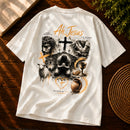 Camiseta Oversized Off White Ah, Jesus — Costas