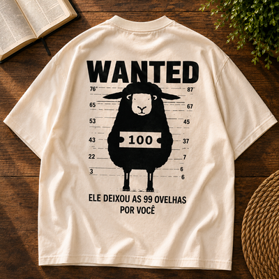 Oversized Off White Ele Deixou as 99 Ovelhas por Você