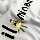 Camiseta Feminina Branca Iluminada