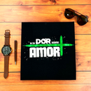 Camiseta Masculina Preta Na sua dor encontrei amor