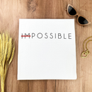 Camiseta Feminina Branca Impossible